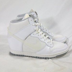 White Nike Wedge Sneaker 